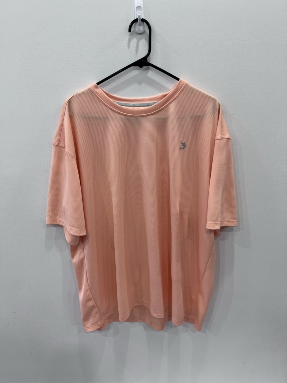 Reel Legends Performance Fishing T-Shirt 2XL Peach Quick Dry Athletic Tee